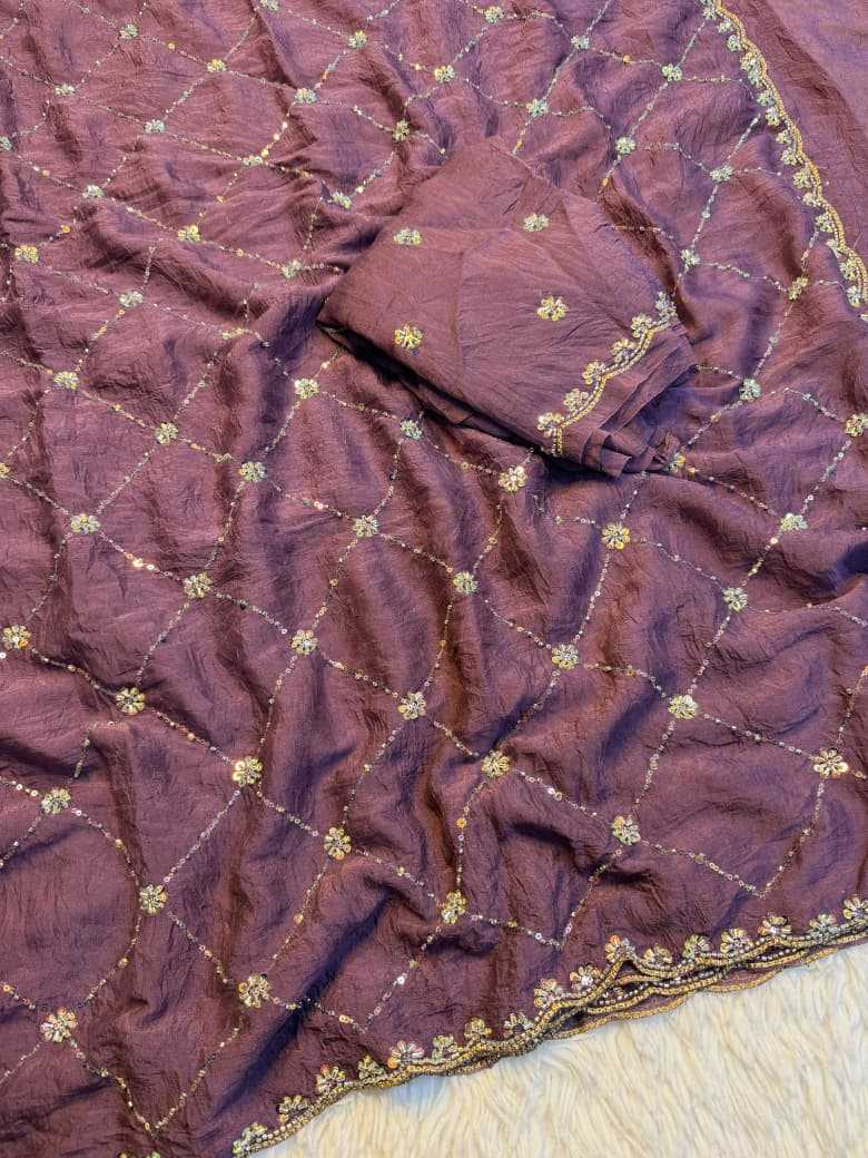Starlight Crush Silk Traditional Saree