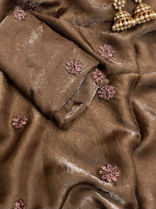 Thre Viscose Designer Saree