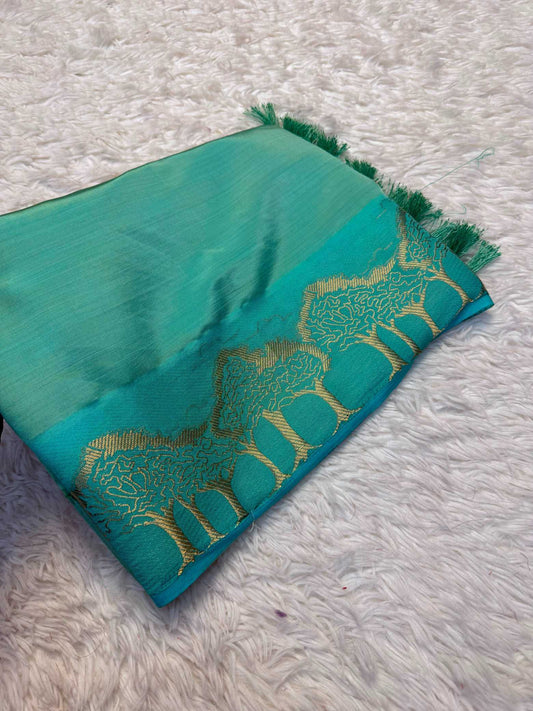 Tree Pure Viscos Designer Saree