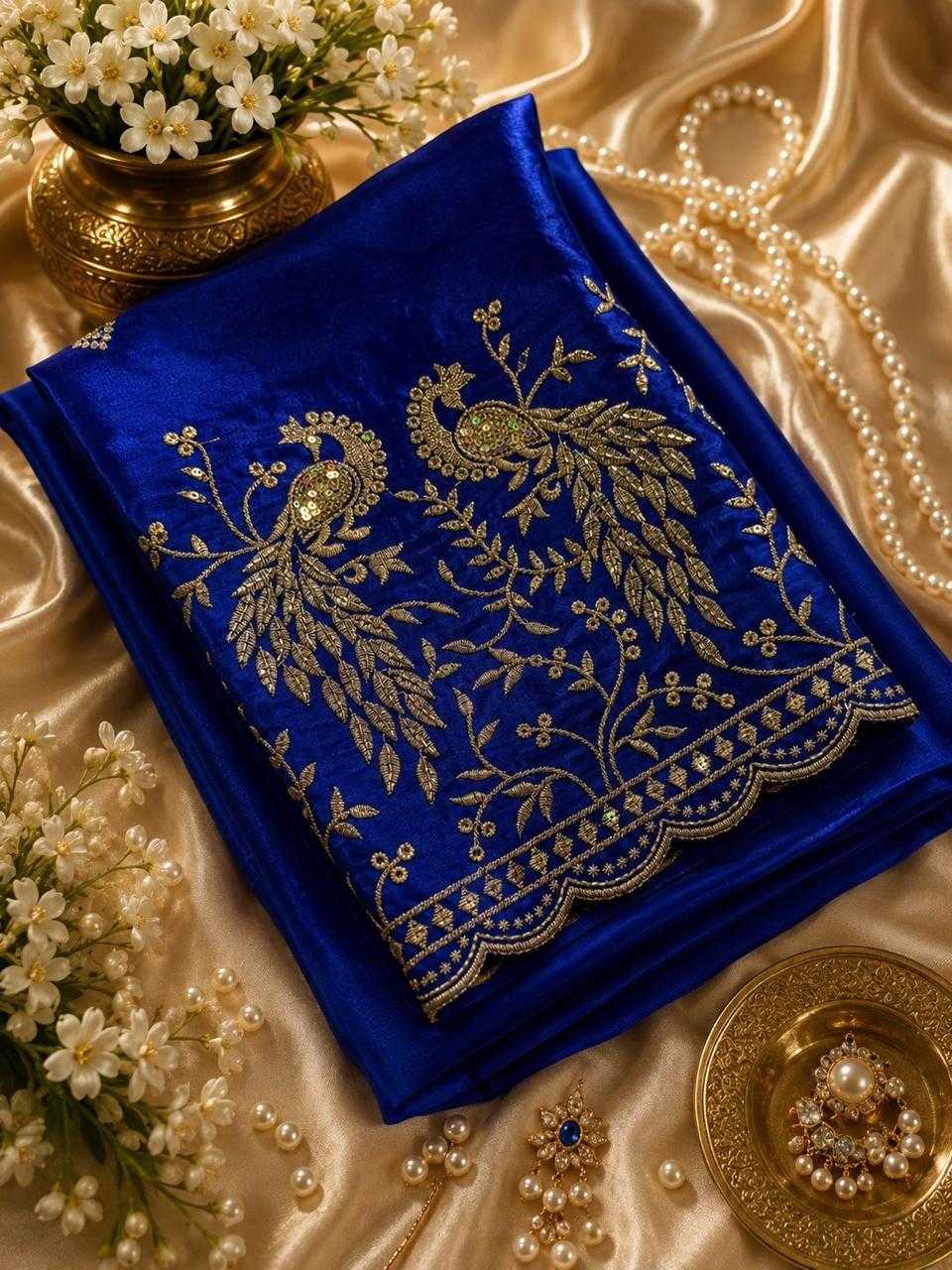 Two Space Silk Designer Saree