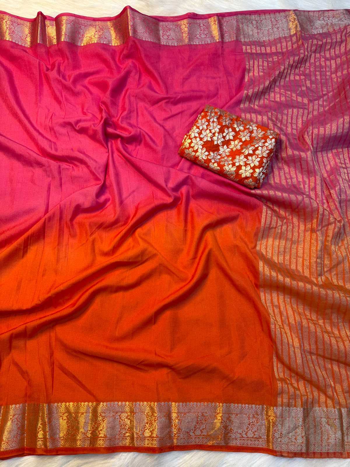Ucts Georgette Designer Saree