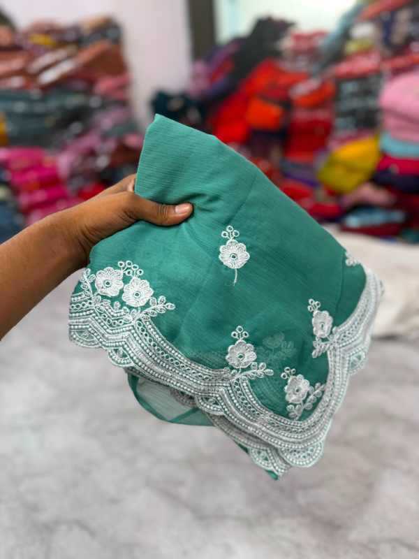 With Soft Silk Designer Saree