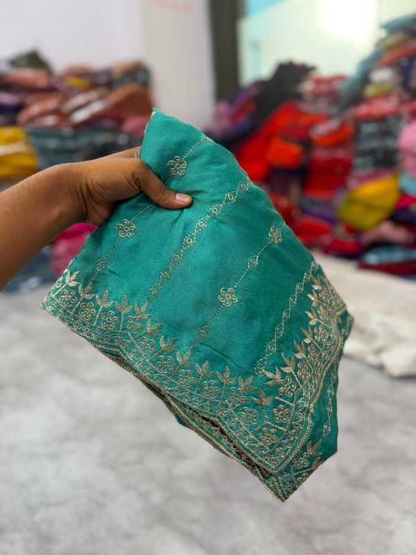With Soft Silk Designer Saree