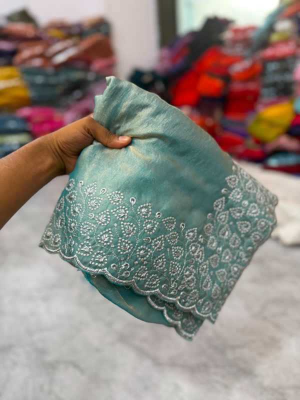With Soft Silk Designer Saree