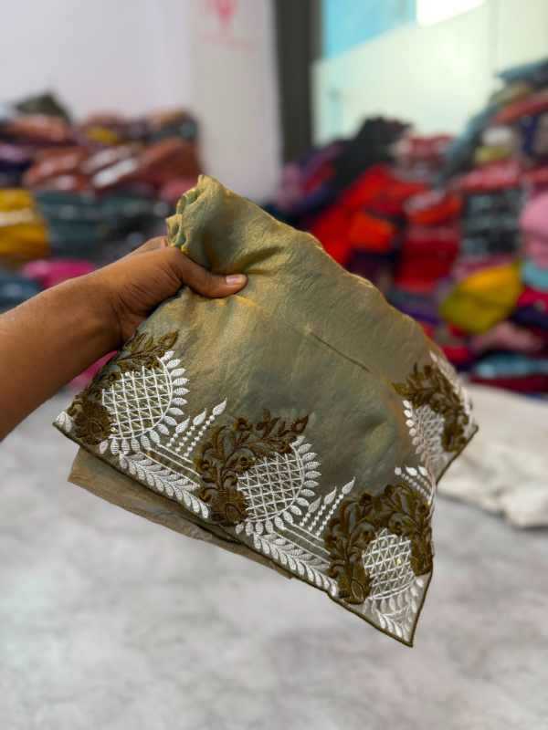 With Soft Silk Designer Saree
