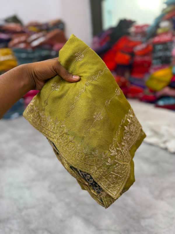 With Soft Silk Designer Saree