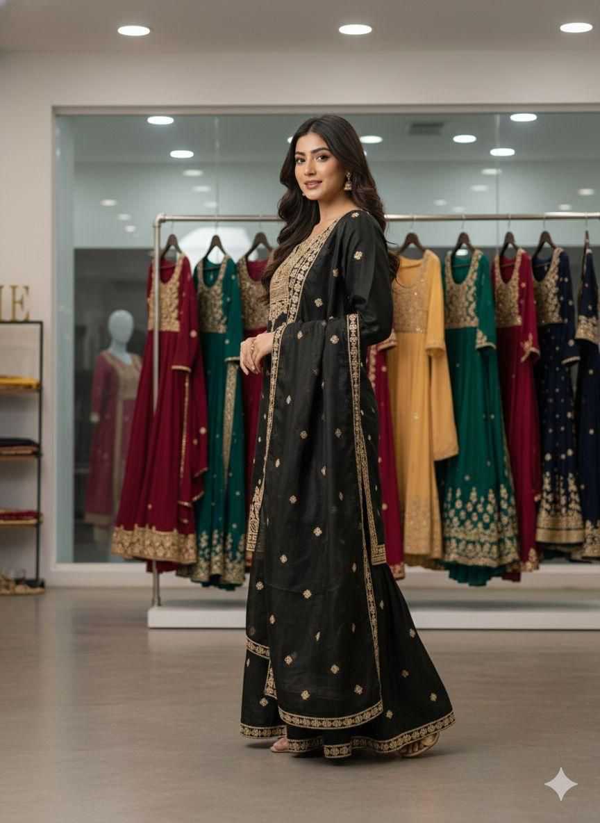 Jimmy Choo Sharara Salwar Suit