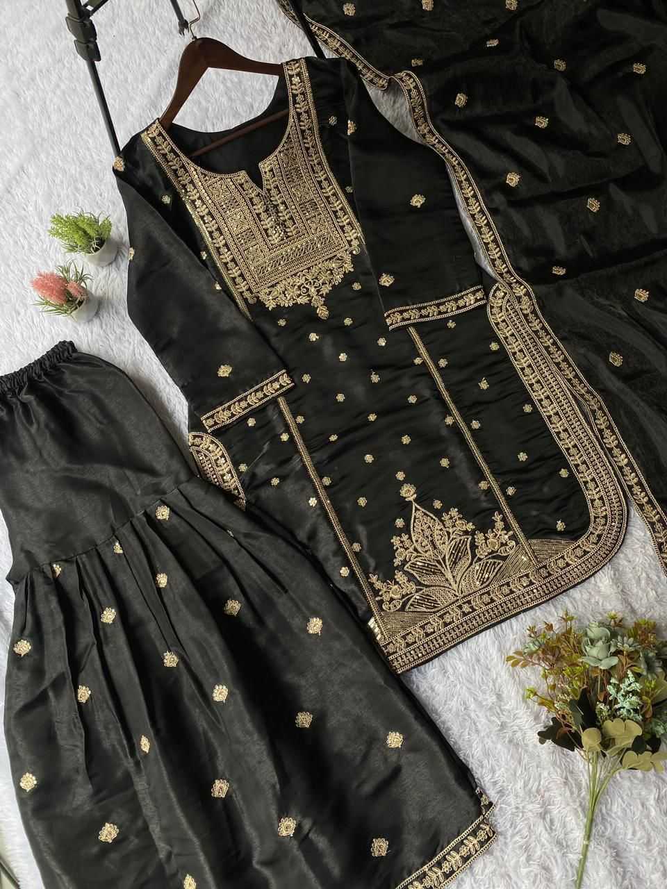 Jimmy Choo Sharara Salwar Suit