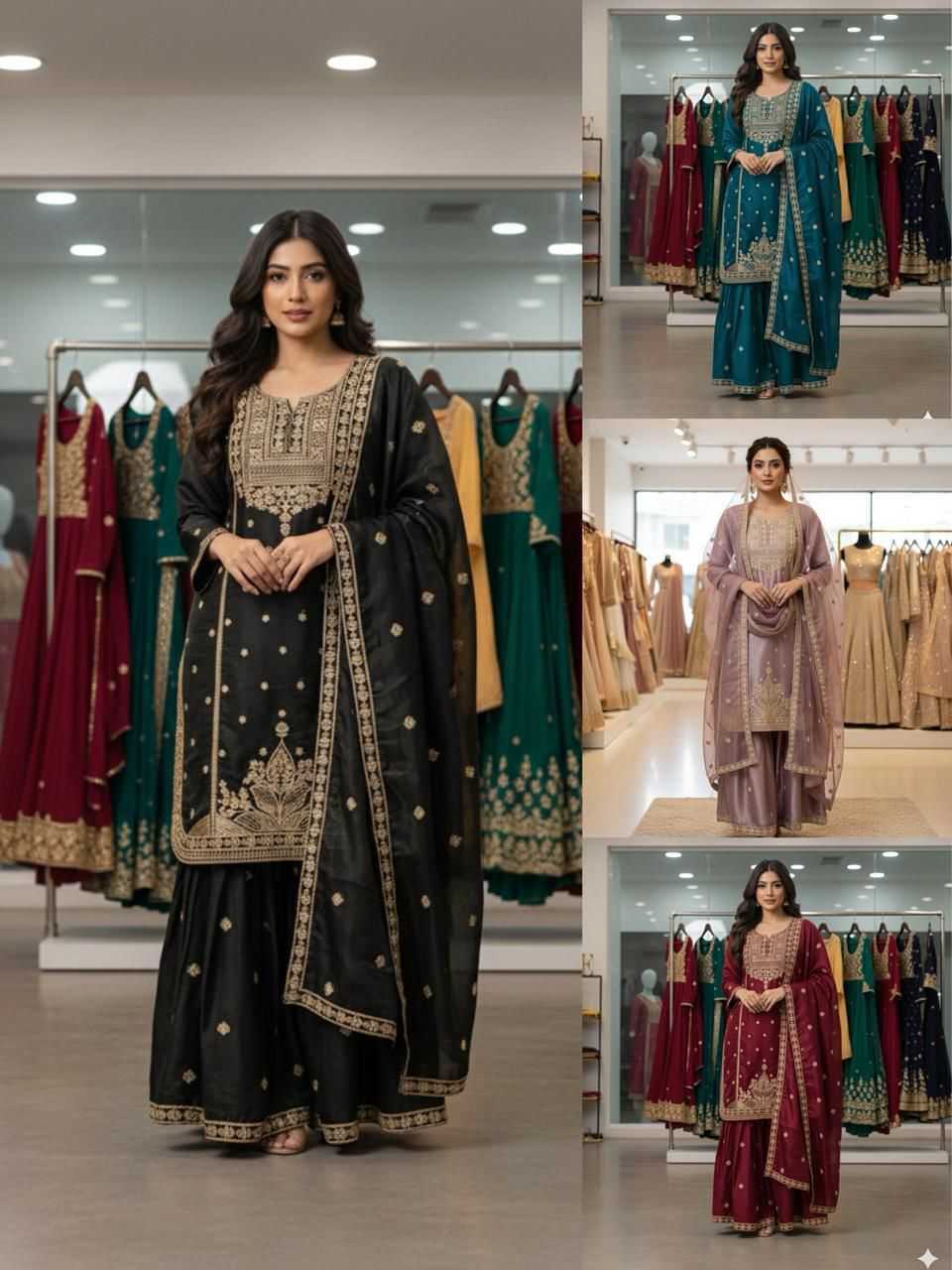 Jimmy Choo Sharara Salwar Suit