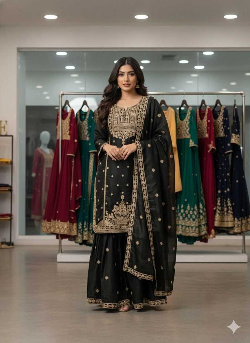 Jimmy Choo Sharara Salwar Suit