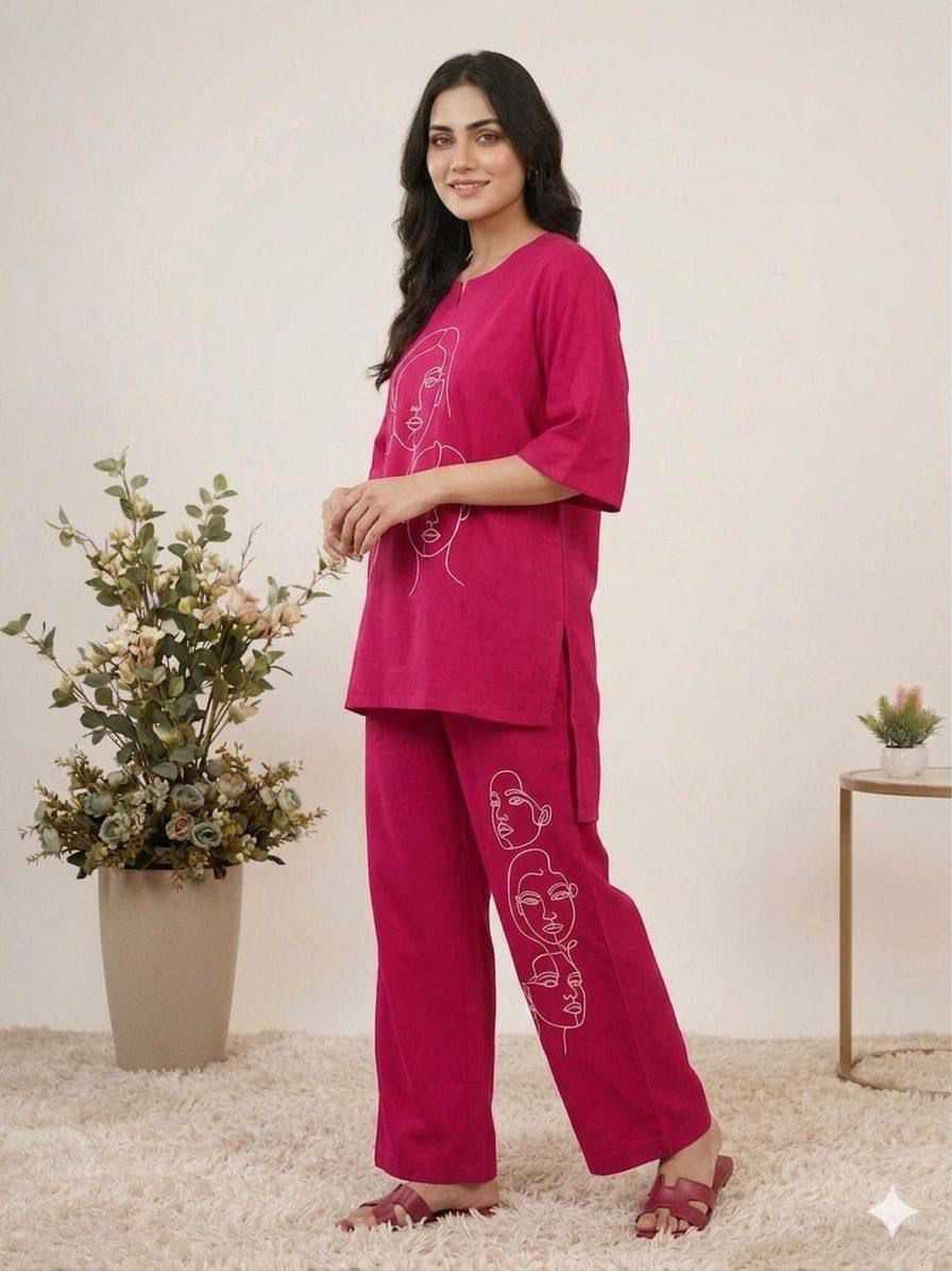 Heavy Roman Silk Co-ord Set