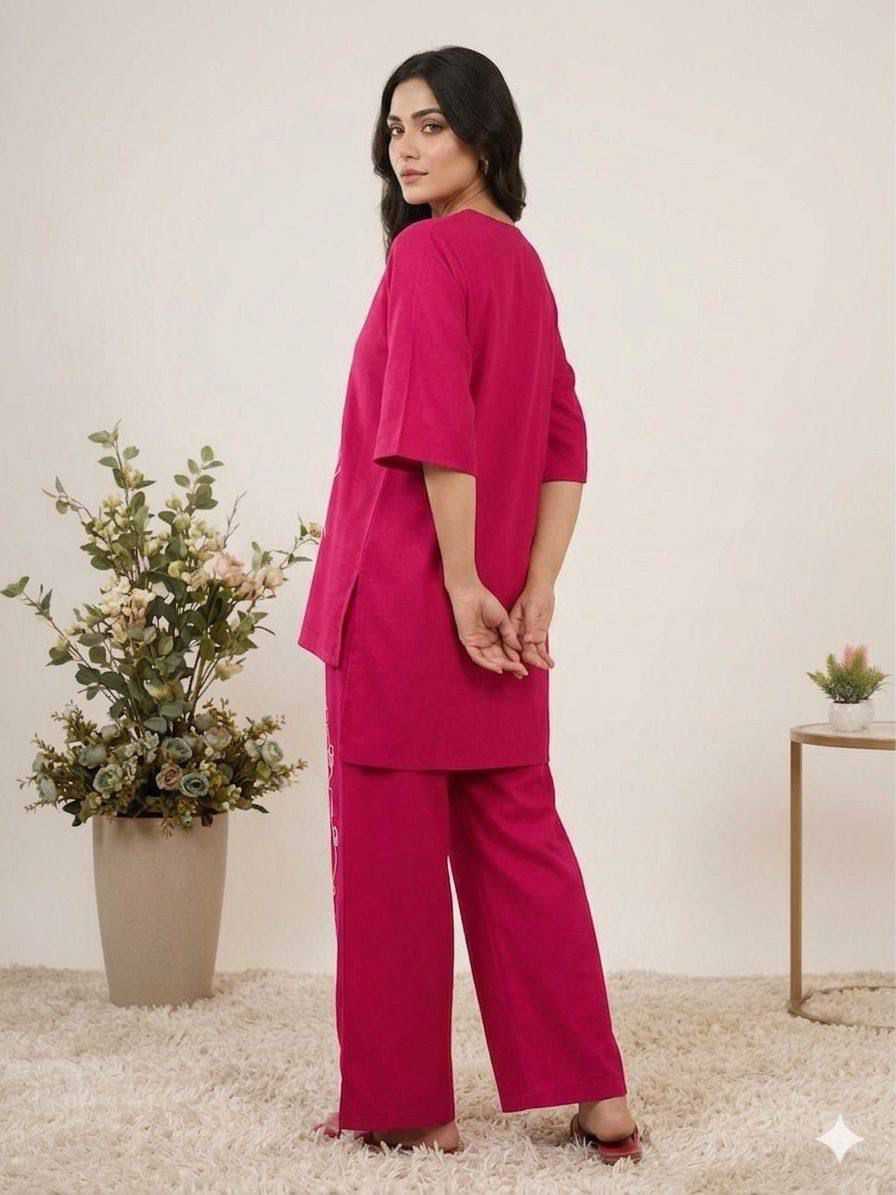 Heavy Roman Silk Co-ord Set