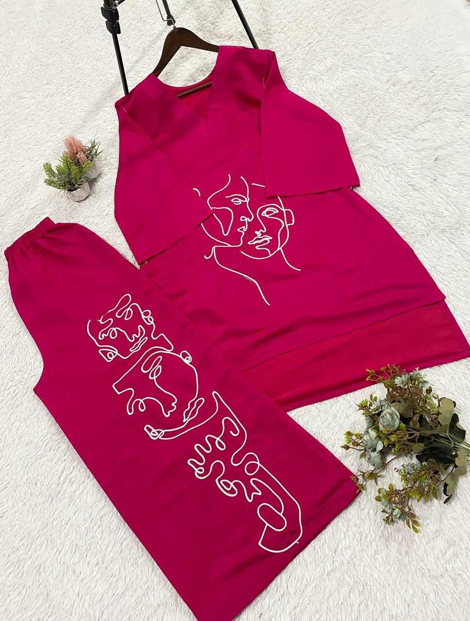 Heavy Roman Silk Co-ord Set