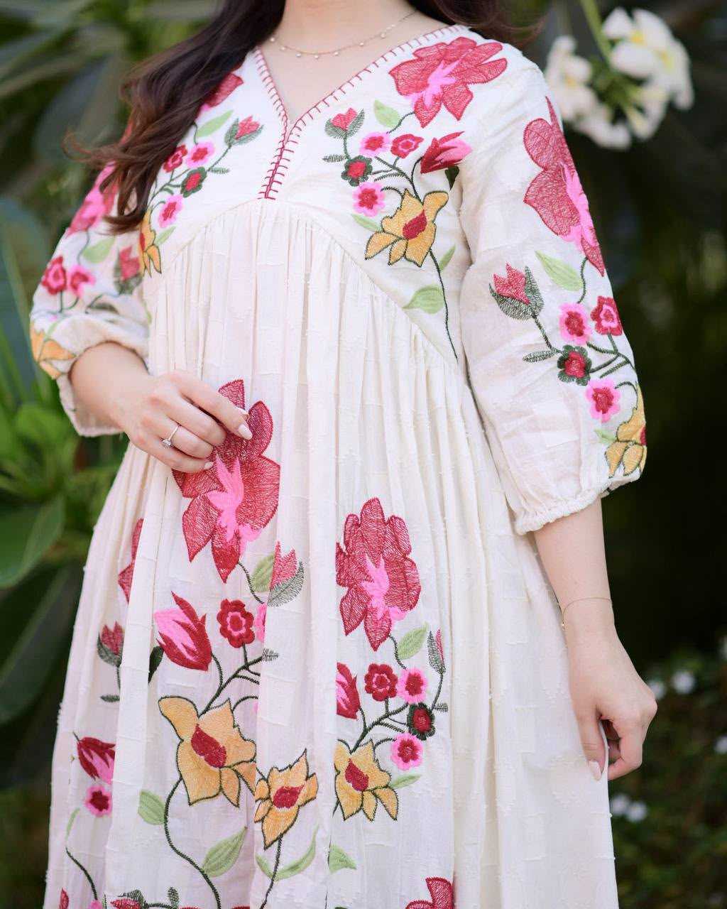 Rayon Fancy Gown 2109
