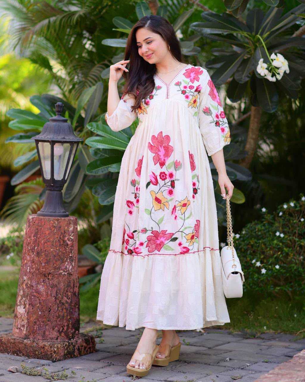 Rayon Fancy Gown 2109
