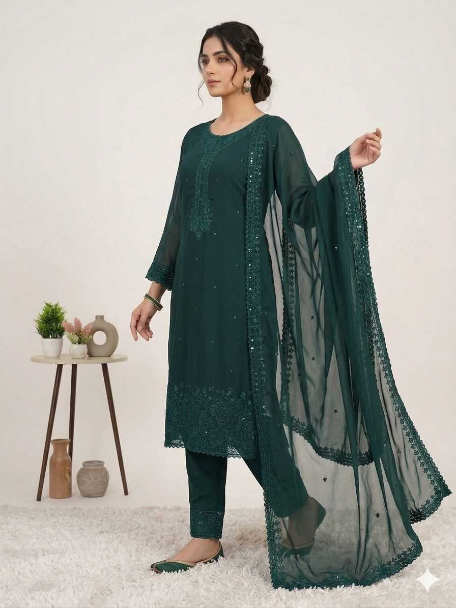 Georgette Embroidery Suit