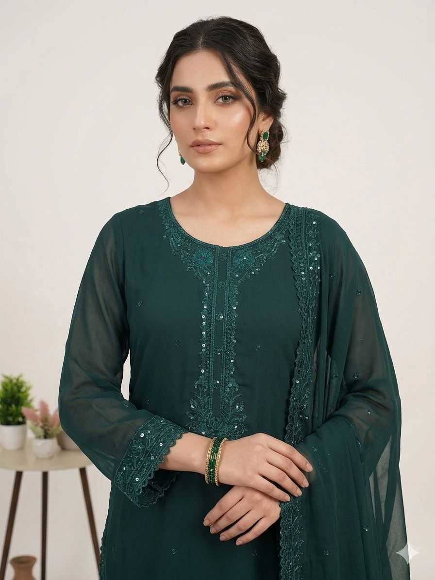 Georgette Embroidery Suit