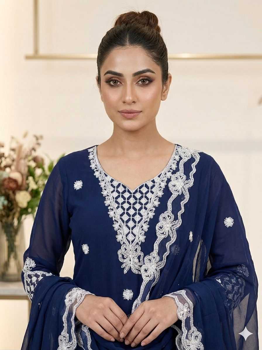 Georgette Embroidery Suit