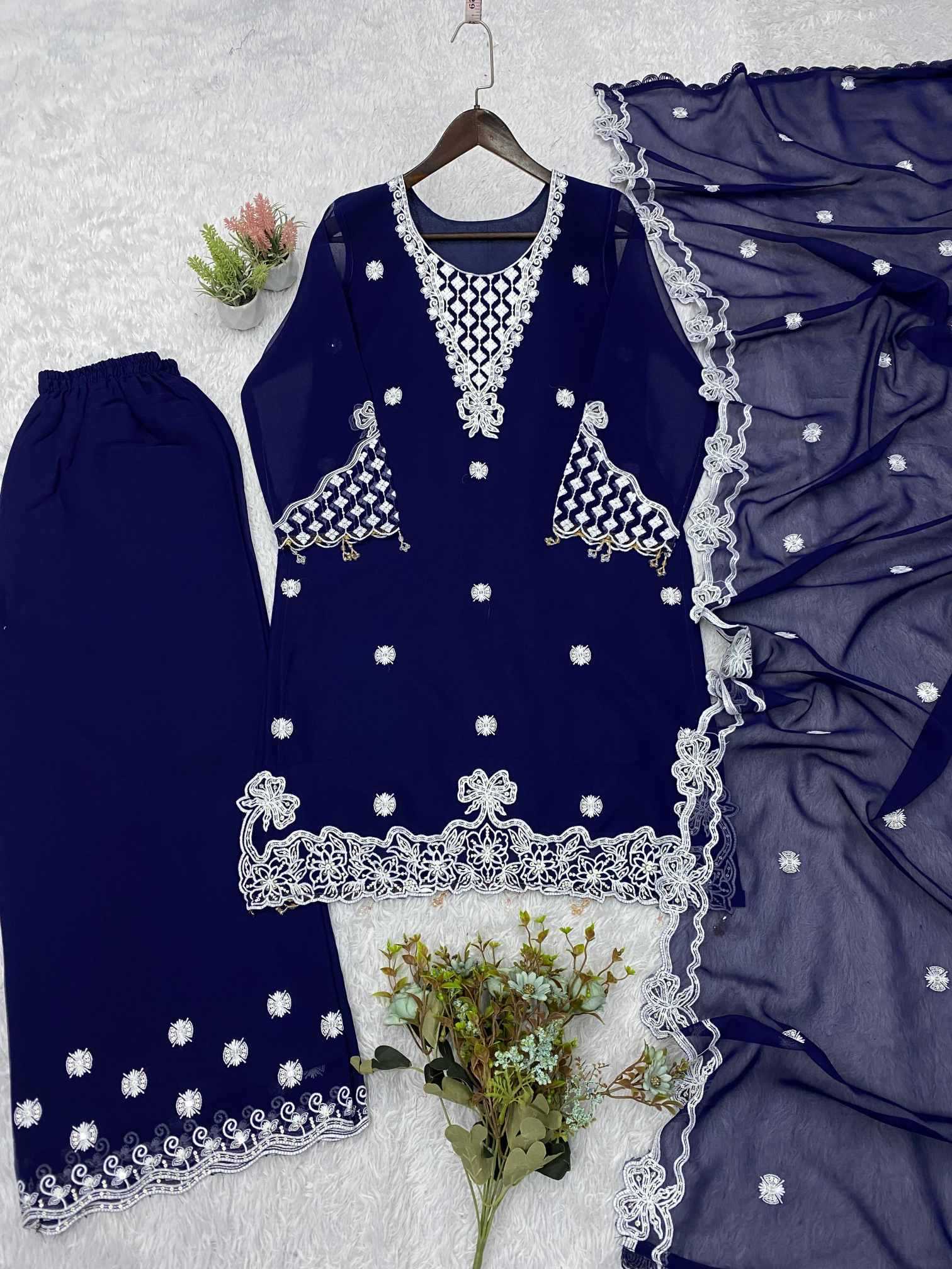 Georgette Embroidery Suit