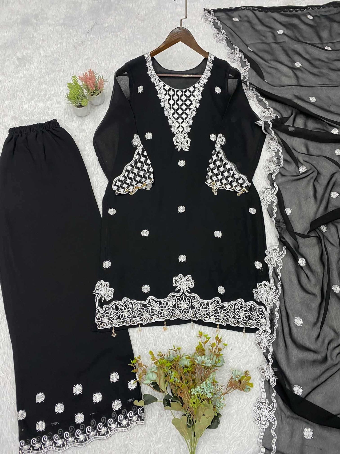 Georgette Embroidery Suit