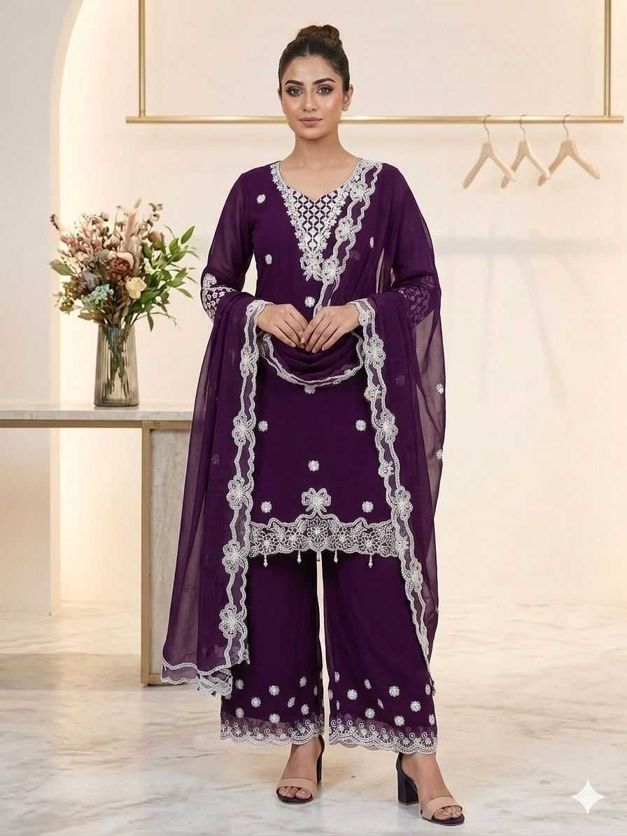 Georgette Embroidery Suit