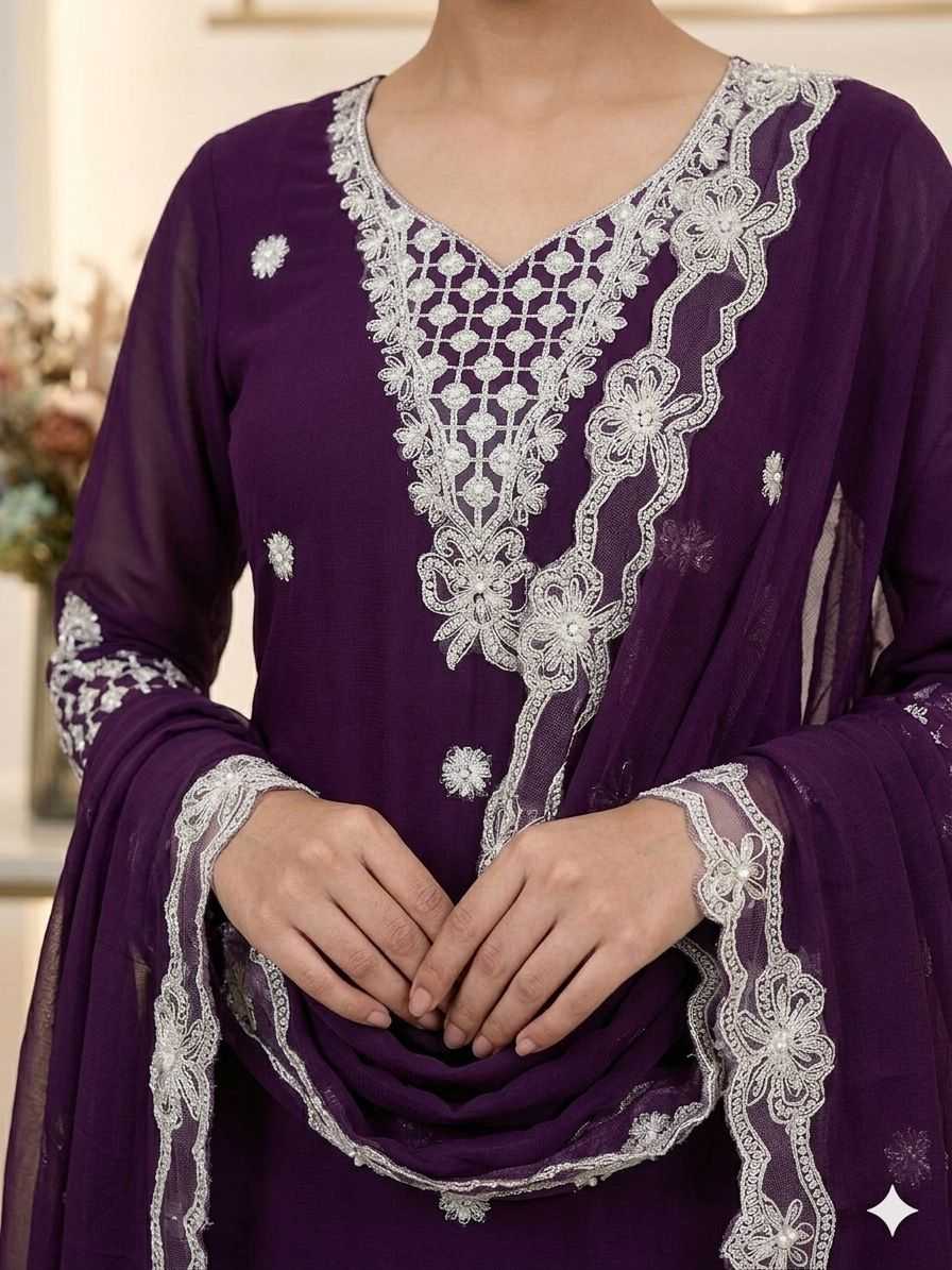 Georgette Embroidery Suit