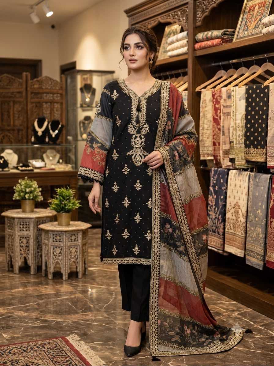 Chanderi Soft Ladies Suit 2134