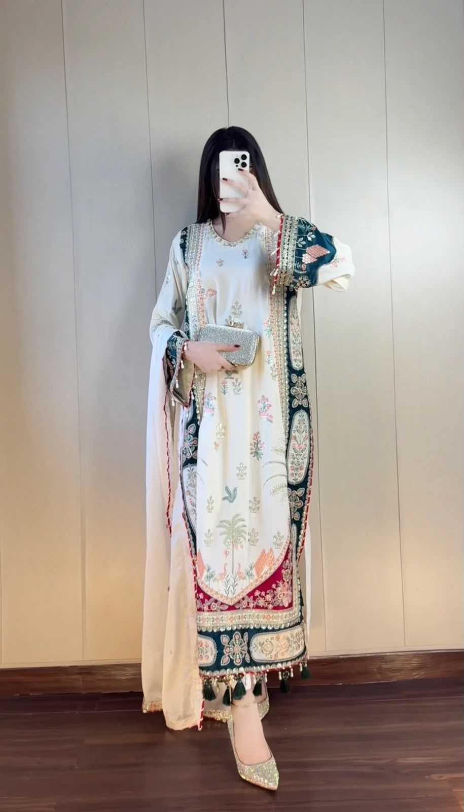 Silk Embroidery Suit 2141