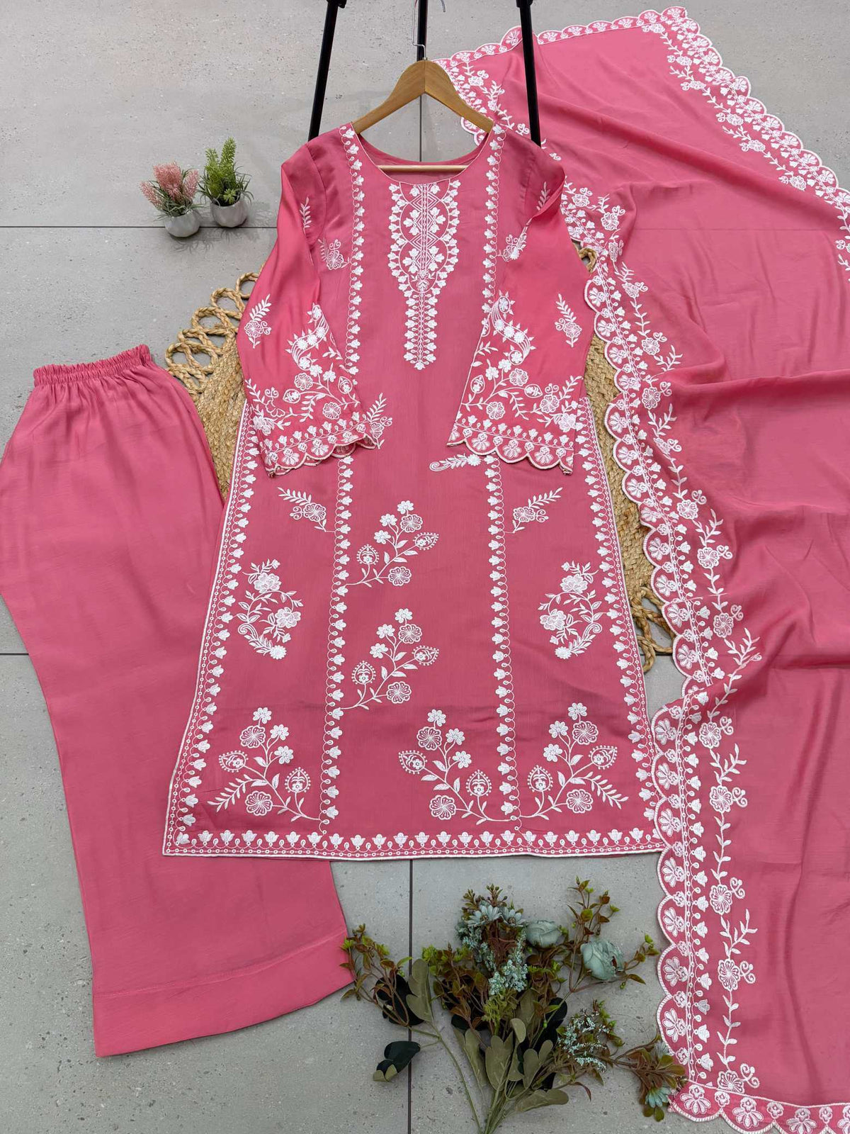 Chanderi Soft Fancy Kurti