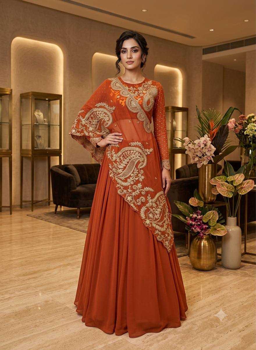 Georgette Printed Lehenga