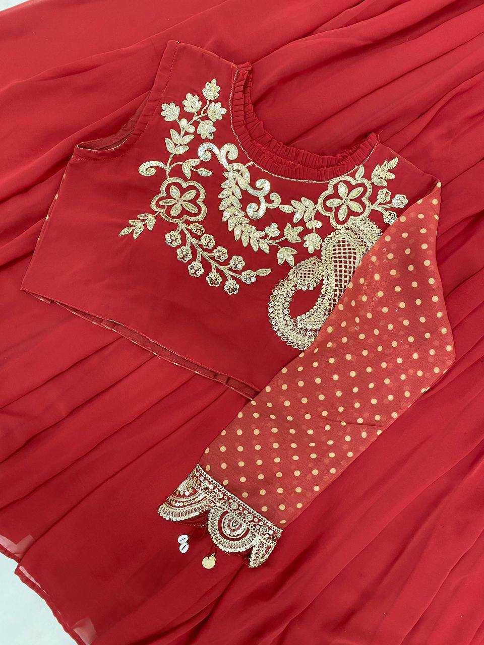 Georgette Printed Lehenga