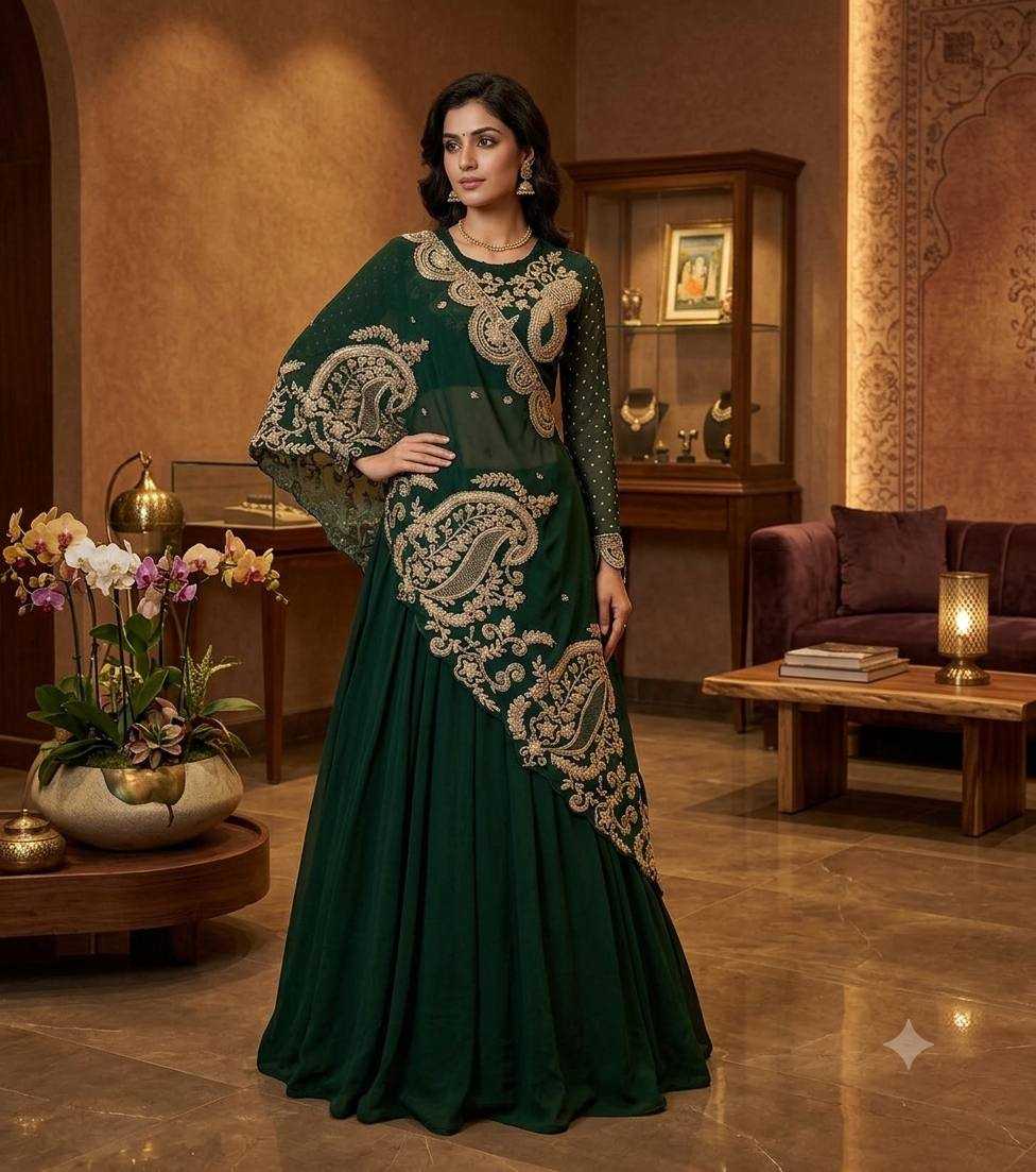 Georgette Printed Lehenga