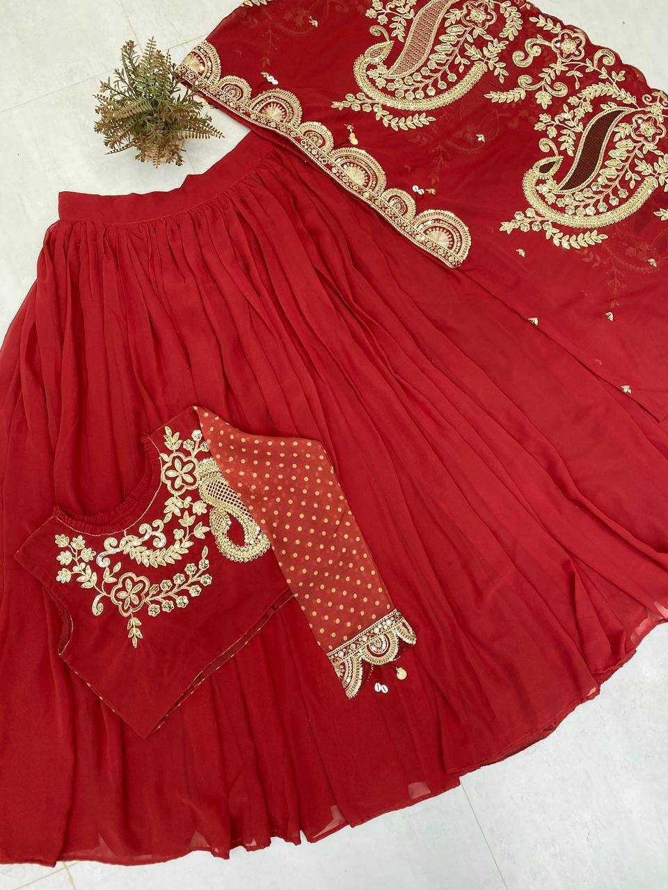 Georgette Printed Lehenga