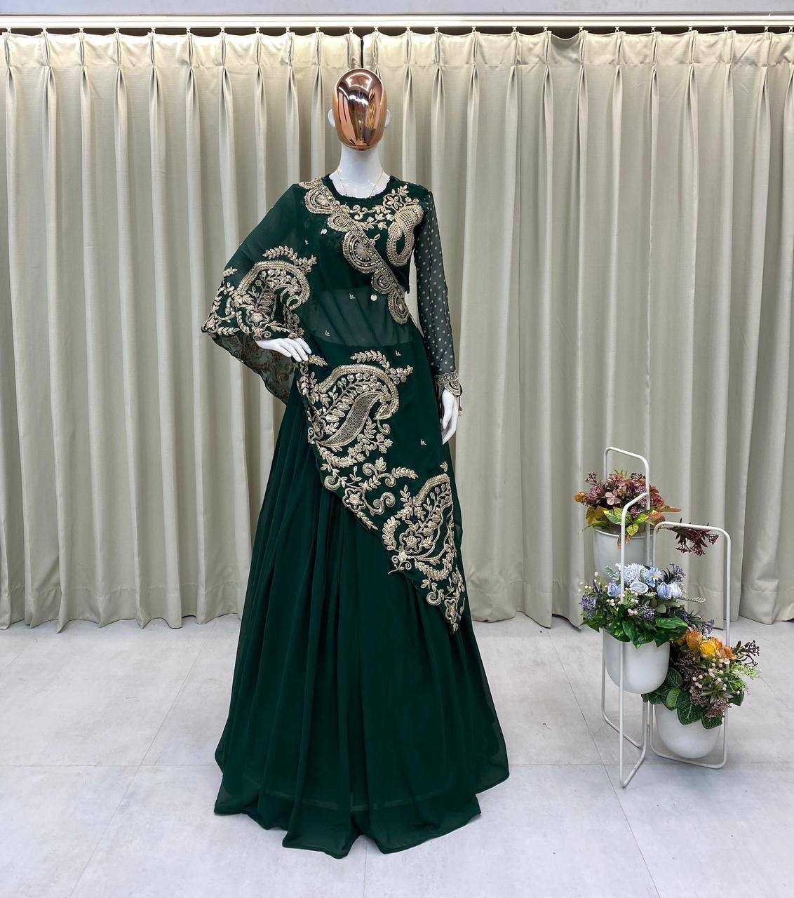 Georgette Printed Lehenga