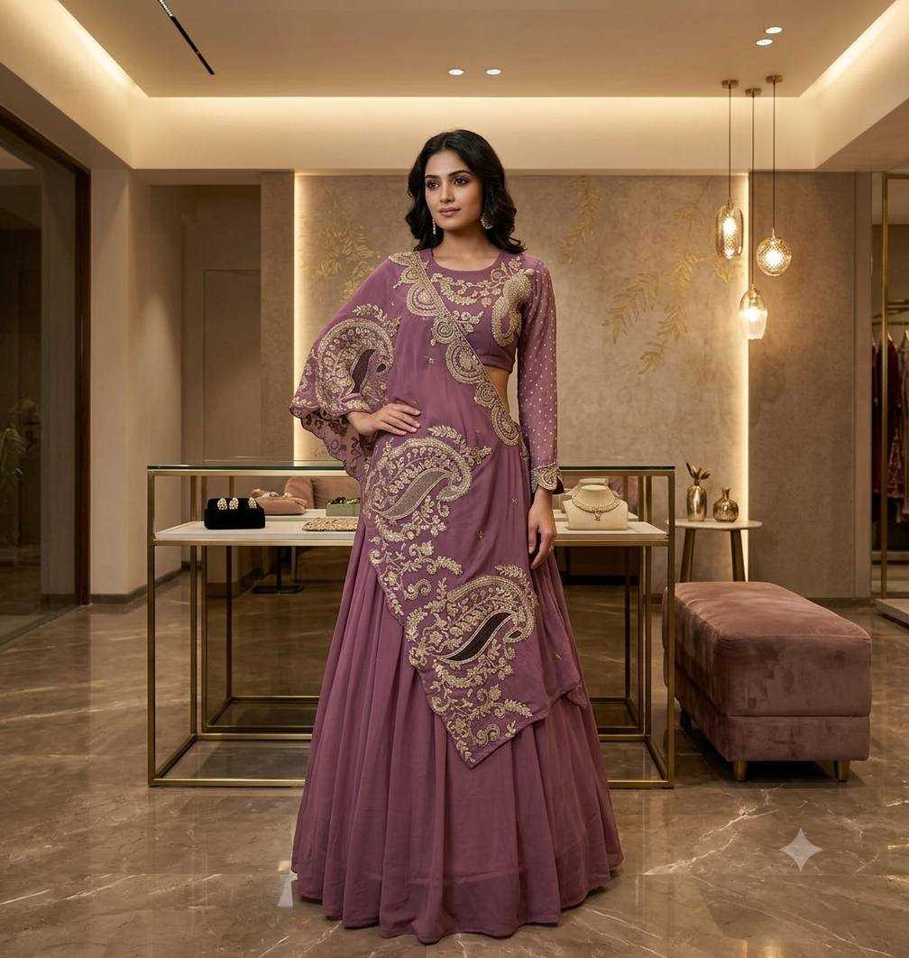 Georgette Printed Lehenga
