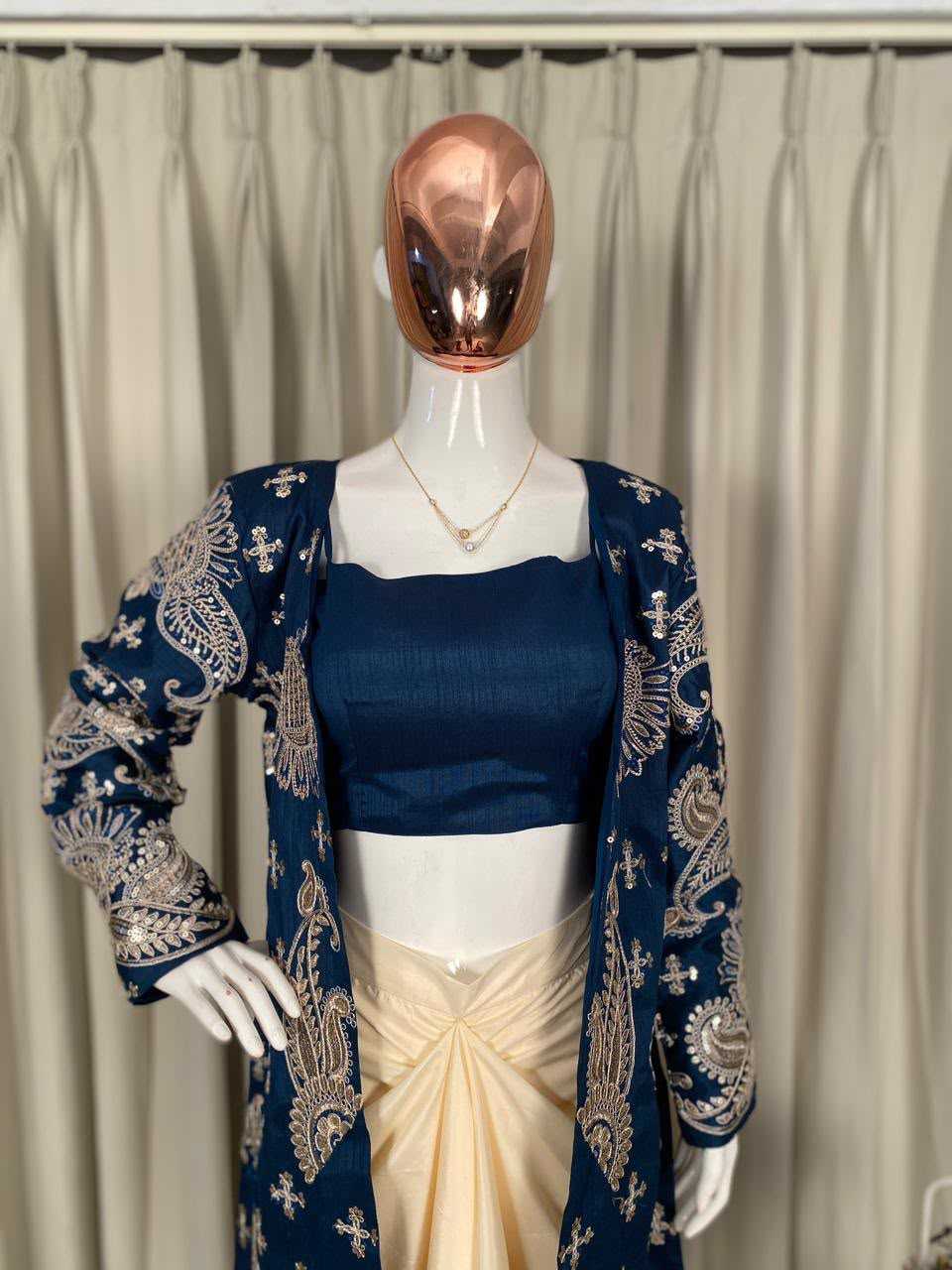 Banglori Silk Indo Western Dress