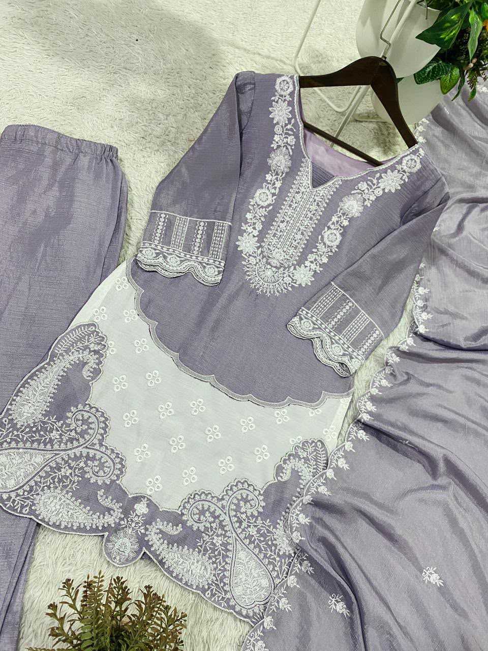 Chinon Embroidery Suit
