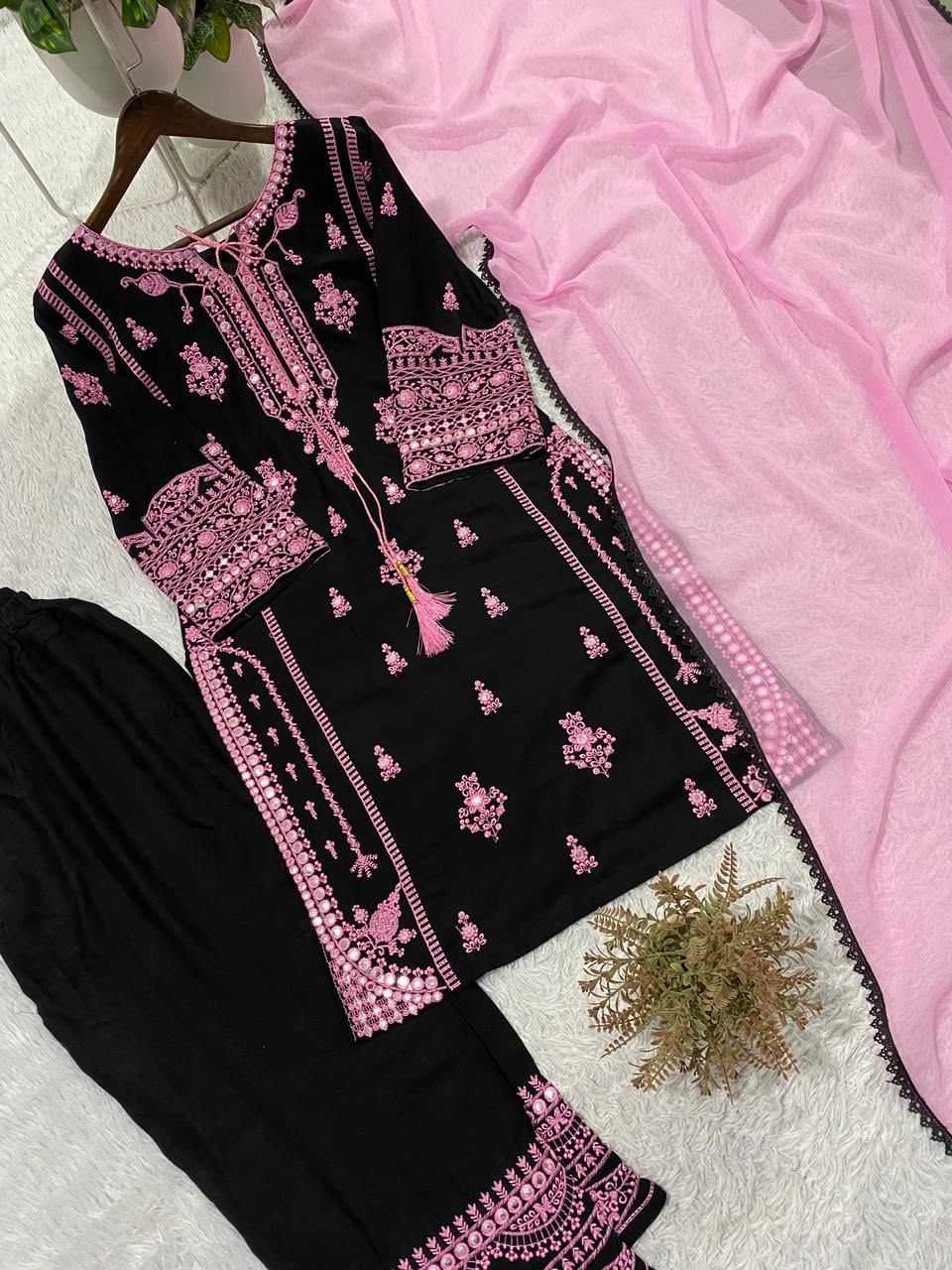 Rayon Embroidery Suit