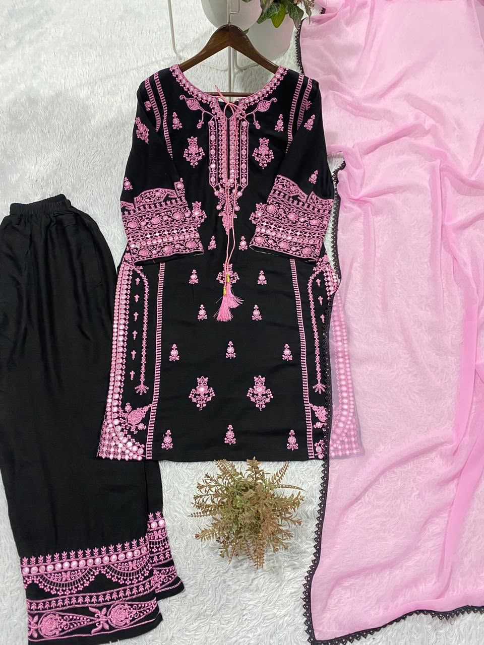 Rayon Embroidery Suit