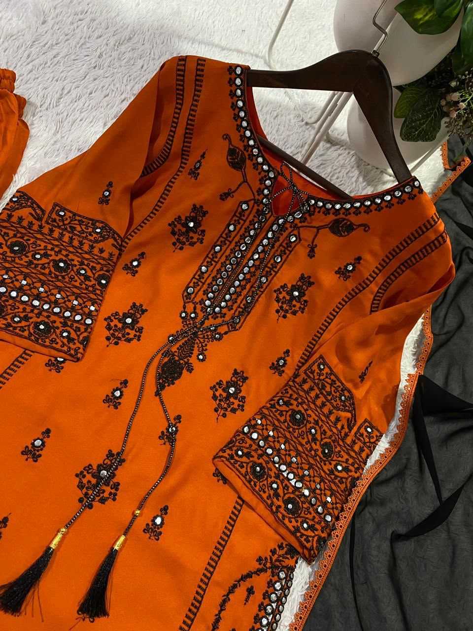 Rayon Embroidery Suit