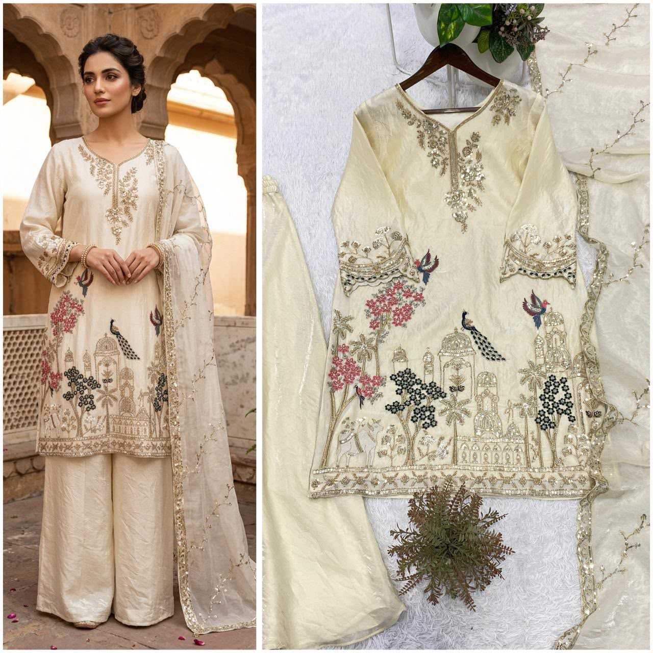 Fendy Embroidery Suit