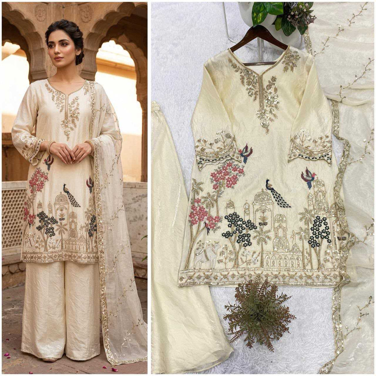 Fendy Embroidery Suit