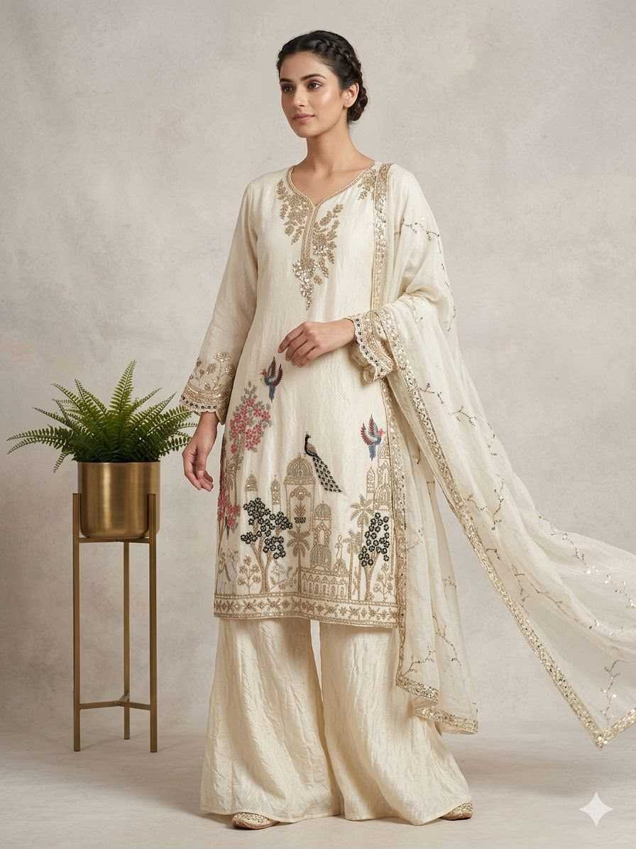 Fendy Embroidery Suit
