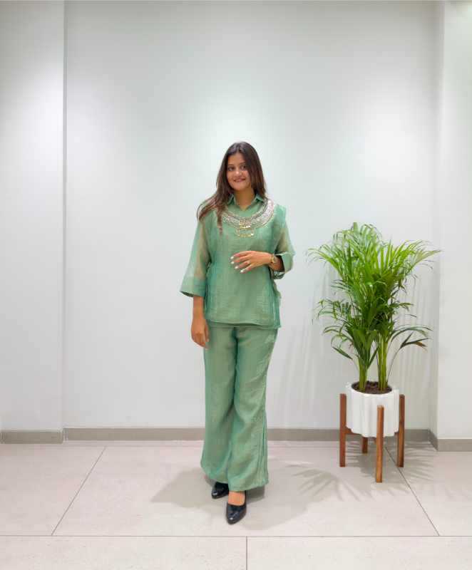 Silk Party Wear Suit