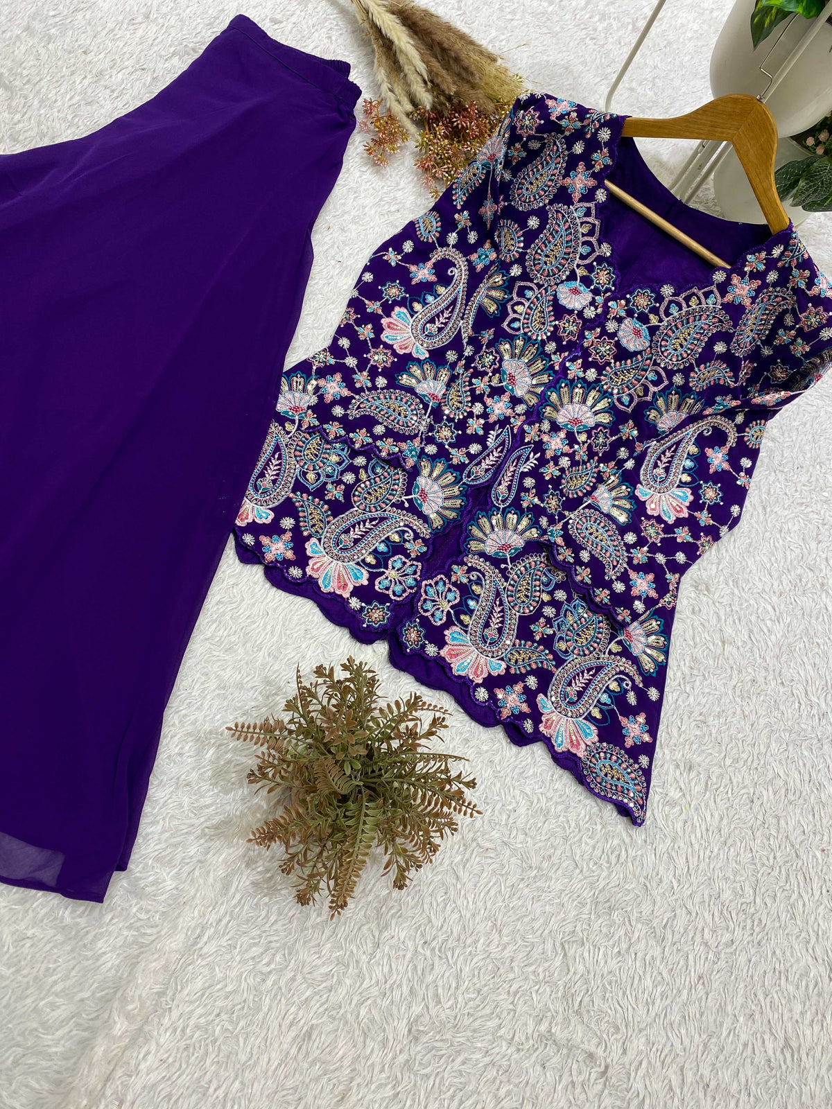 Georgette Embroidery Suit