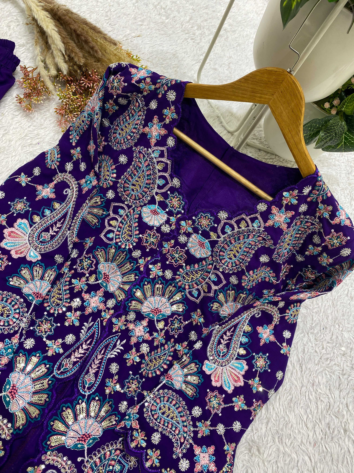 Georgette Embroidery Suit