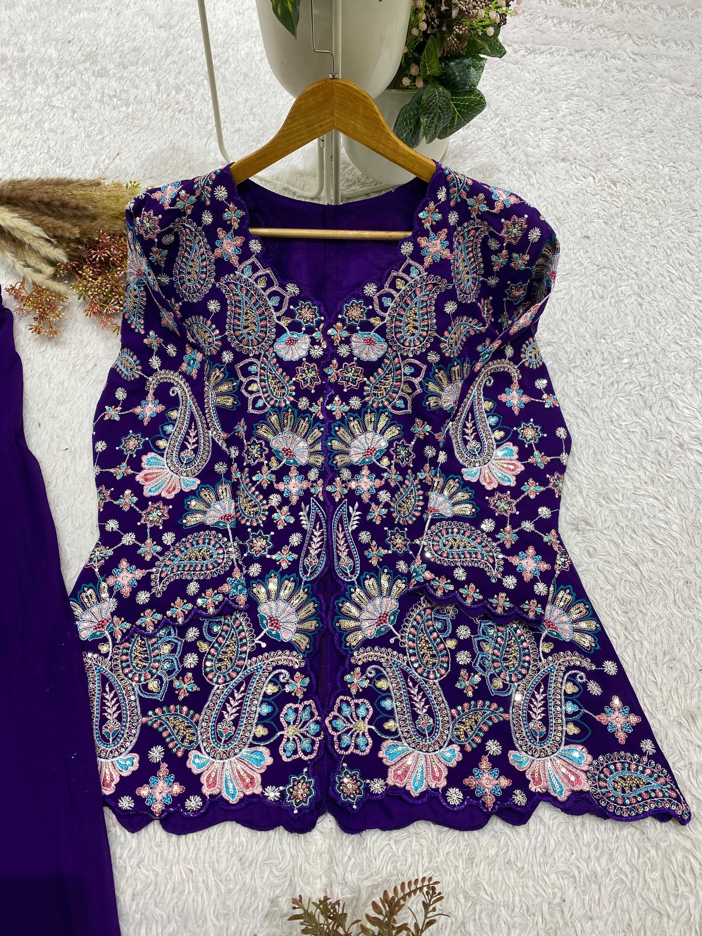Georgette Embroidery Suit