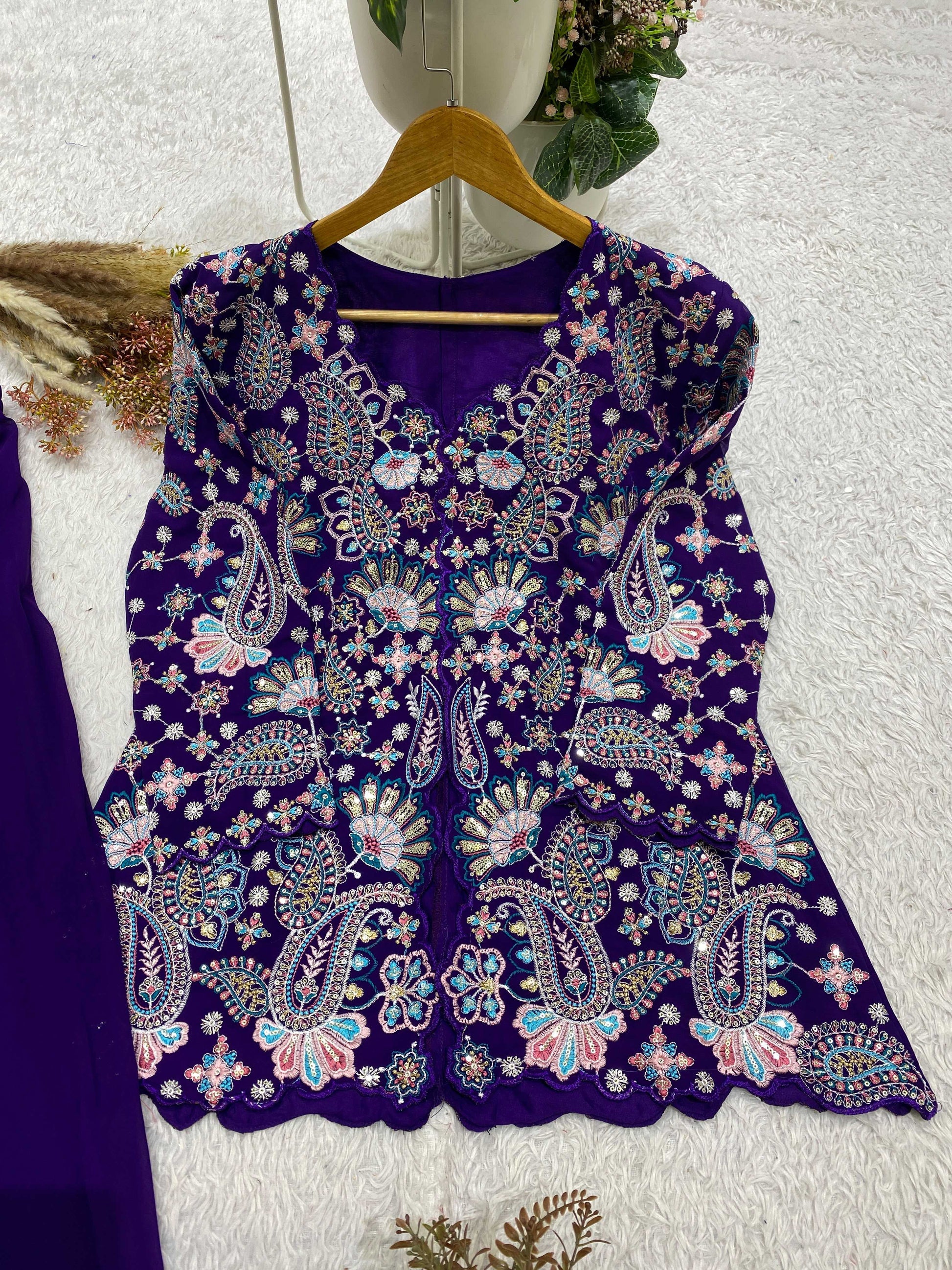 Georgette Embroidery Suit