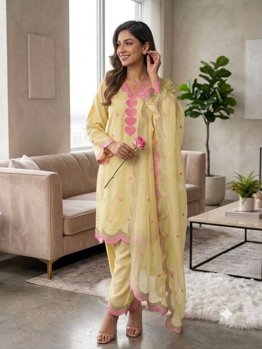 Chanderi Soft Ladies Suit