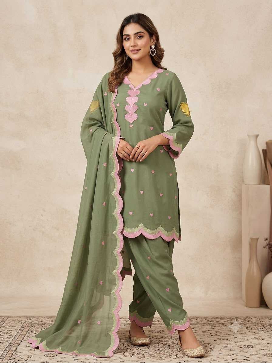 Chanderi Soft Ladies Suit